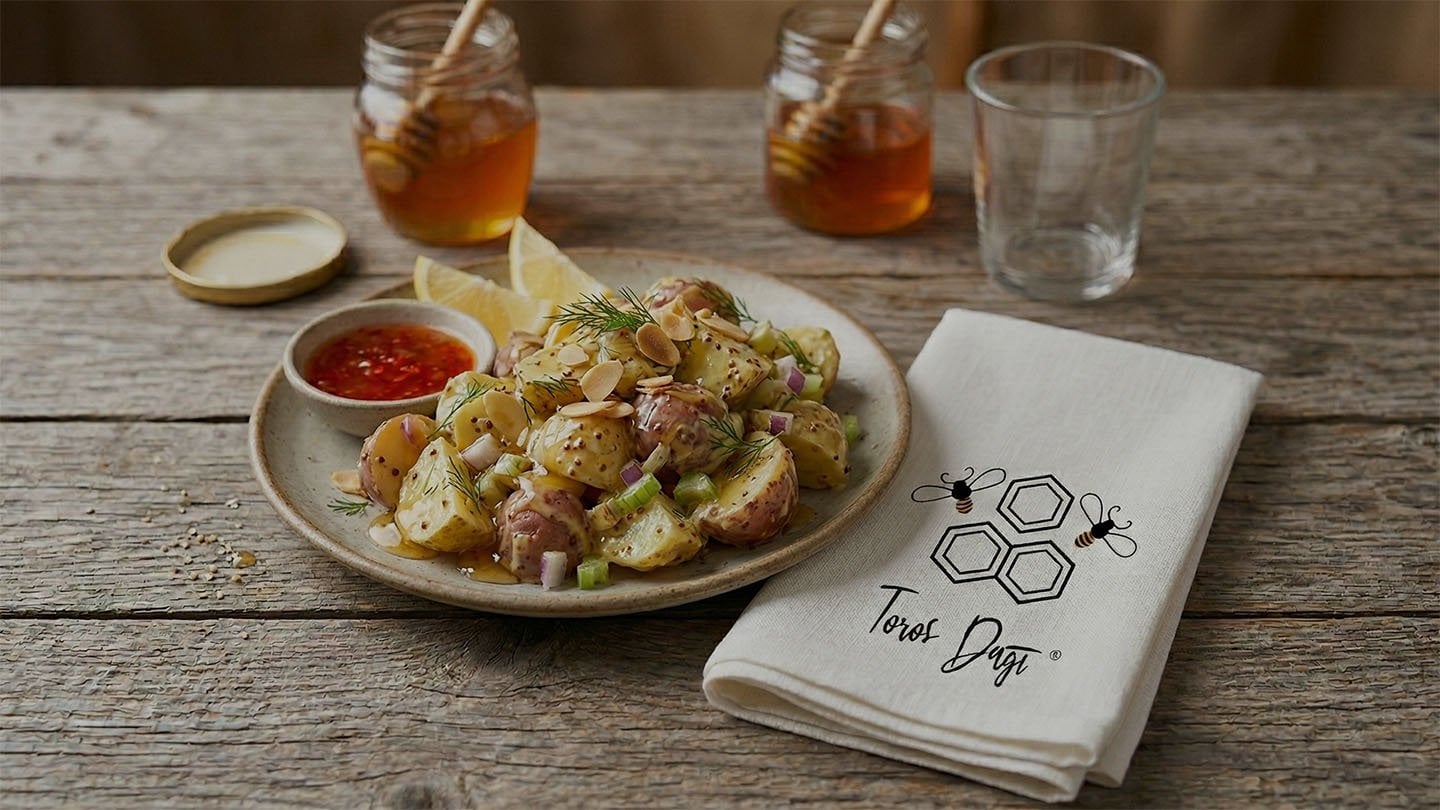 balli hardalli patates salatasi