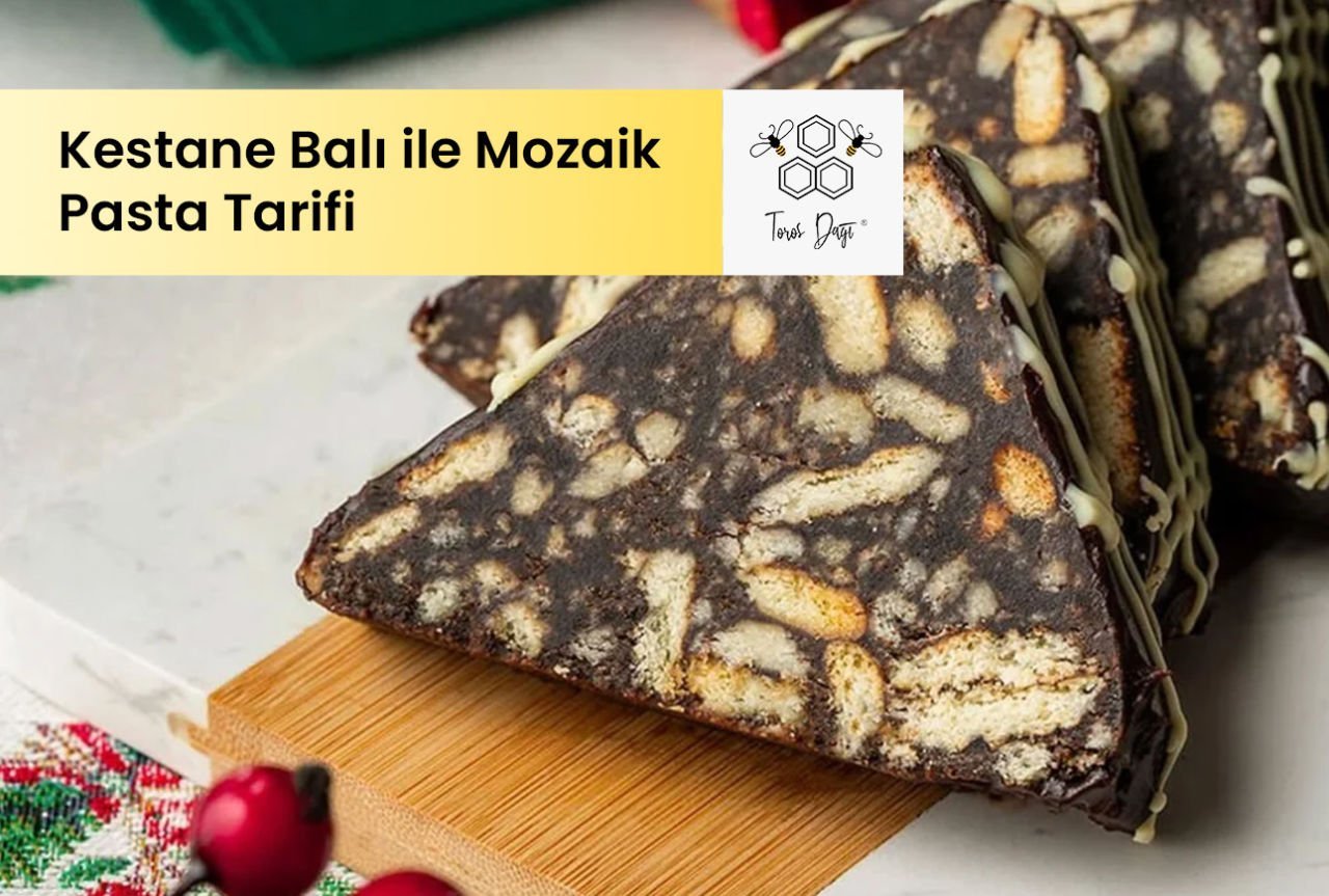 Kestane Balı ile Mozaik Pasta Tarifi