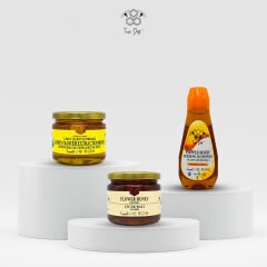 Avantajlı Paket - Kekik Balı 400 gr - Limon Çiçeği Balı 400 gr - Pratik Kapak Süzme Çiçek Balı 400 gr
