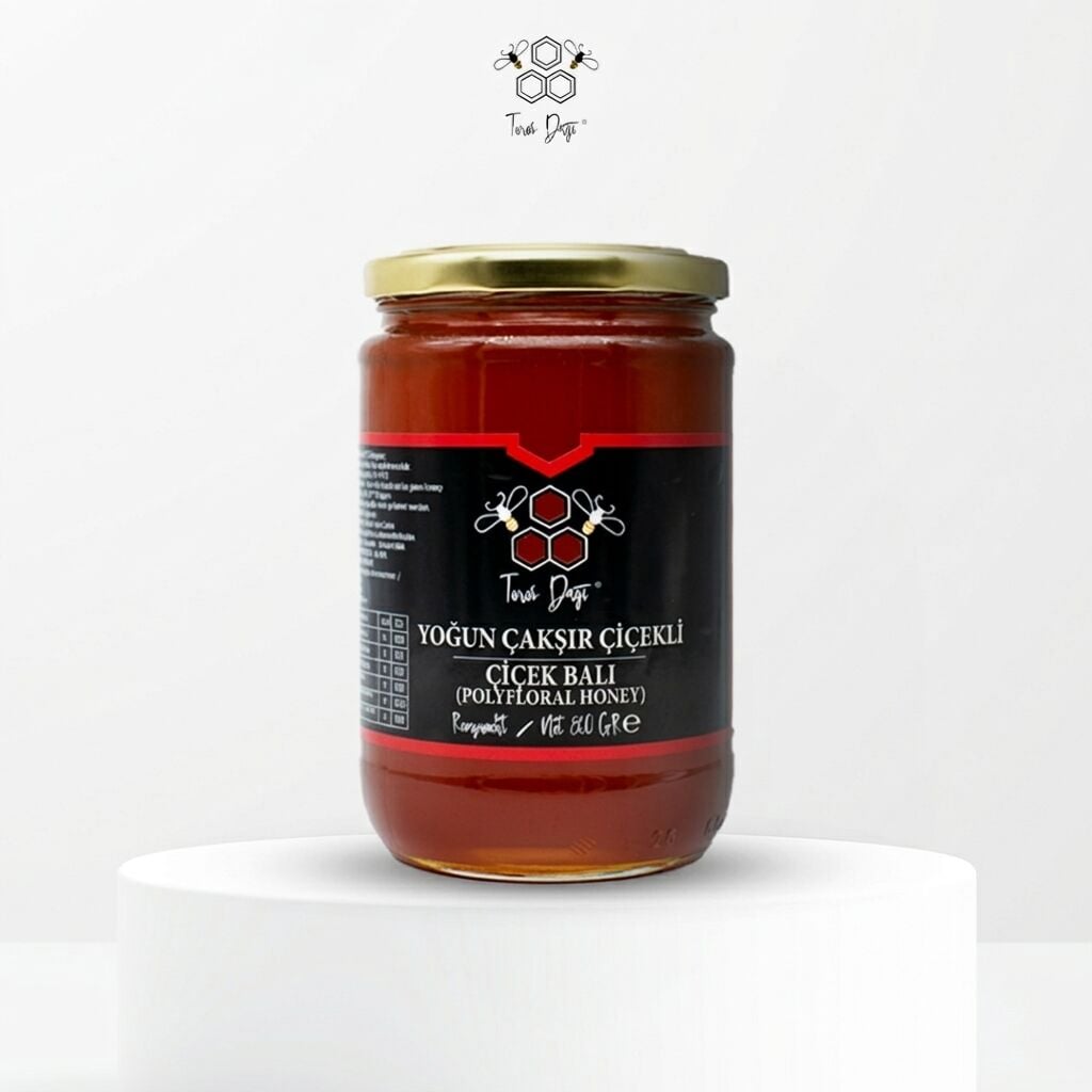 Toros Dağı Çakşır Çiçeğinin Yoğun Olduğu Çiçek Balı 860 gr
